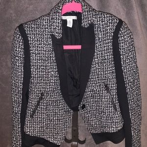 Black and White Blazer